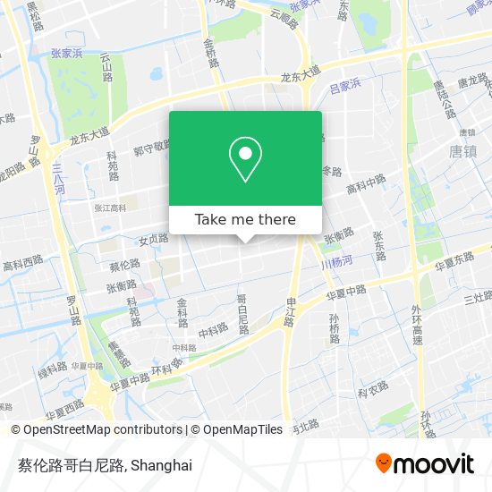 蔡伦路哥白尼路 map