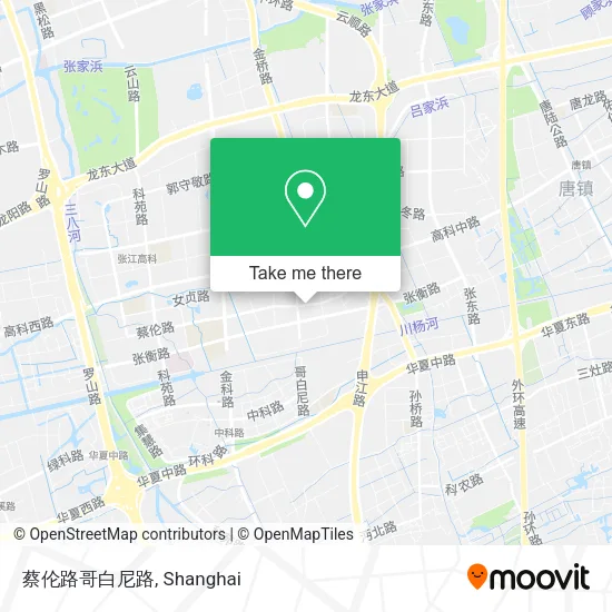 蔡伦路哥白尼路 map