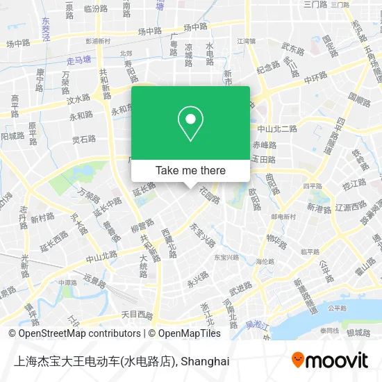 上海杰宝大王电动车(水电路店) map