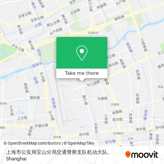 上海市公安局宝山分局交通警察支队机动大队 map