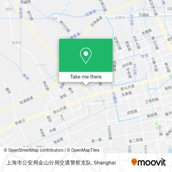 上海市公安局金山分局交通警察支队 map