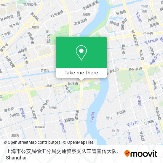 上海市公安局徐汇分局交通警察支队车管宣传大队 map