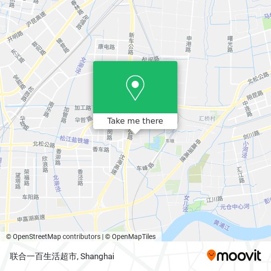 联合一百生活超市 map