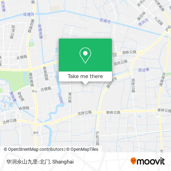华润佘山九里-北门 map