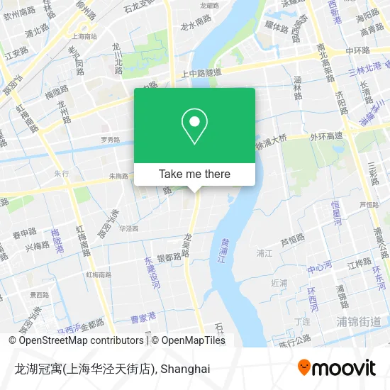 龙湖冠寓(上海华泾天街店) map