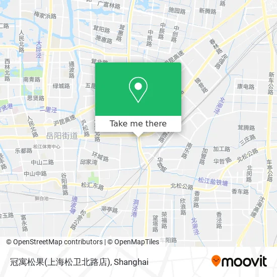冠寓松果(上海松卫北路店) map