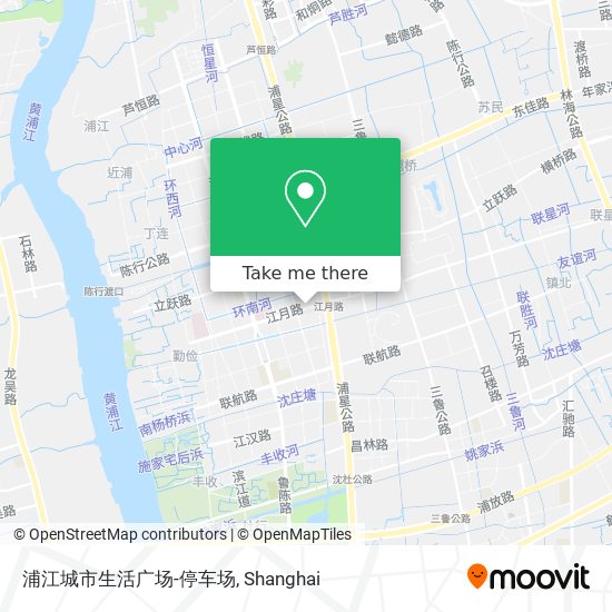 浦江城市生活广场-停车场 map