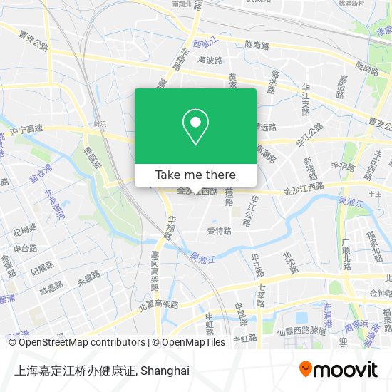 上海嘉定江桥办健康证 map