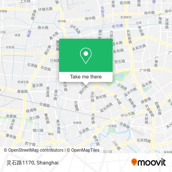 灵石路1170 map