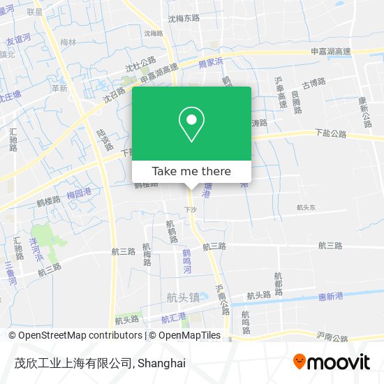 茂欣工业上海有限公司 map