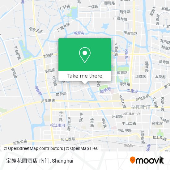 宝隆花园酒店-南门 map