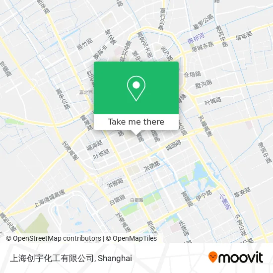 上海创宇化工有限公司 map