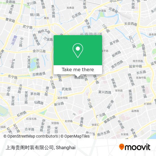 上海贵阁时装有限公司 map