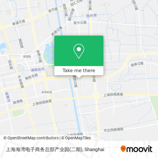 上海海湾电子商务总部产业园(二期) map
