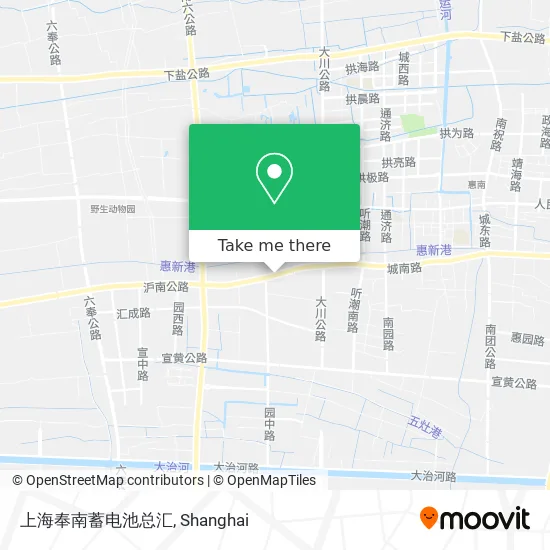 上海奉南蓄电池总汇 map