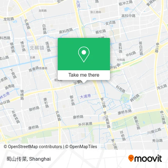 蜀山传菜 map