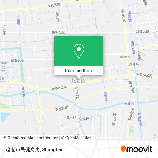 赵巷市民健身房 map