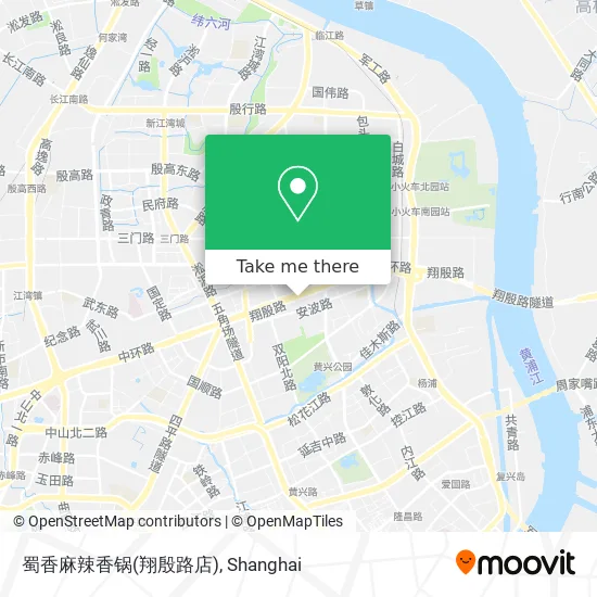 蜀香麻辣香锅(翔殷路店) map