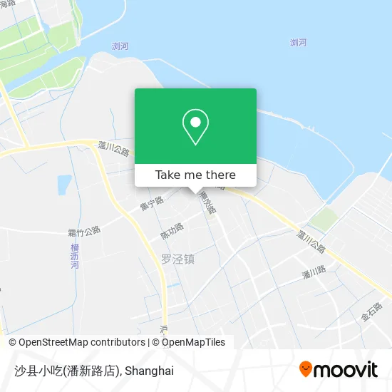 沙县小吃(潘新路店) map