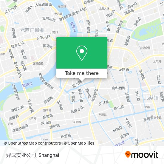 羿成实业公司 map