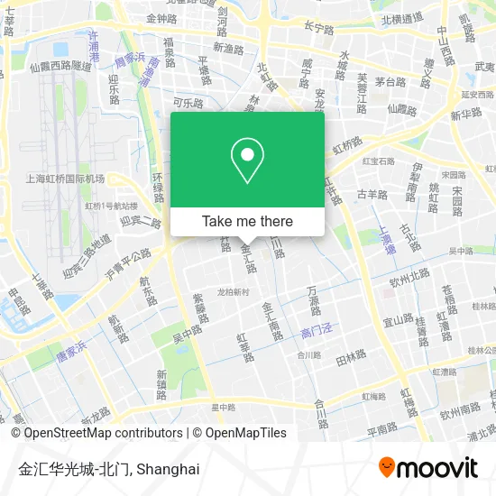 金汇华光城-北门 map