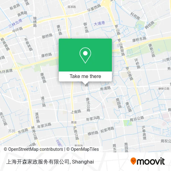 上海开森家政服务有限公司 map