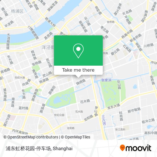 浦东虹桥花园-停车场 map