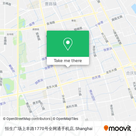 恒生广场上丰路1770号全网通手机店 map
