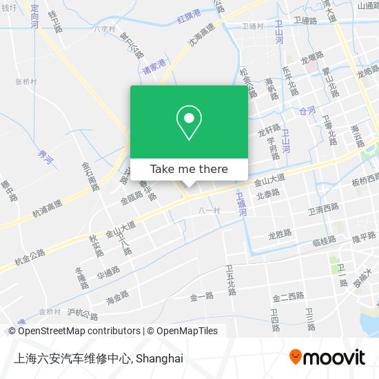 上海六安汽车维修中心 map