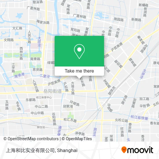 上海和比实业有限公司 map