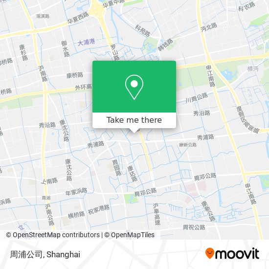 周浦公司 map