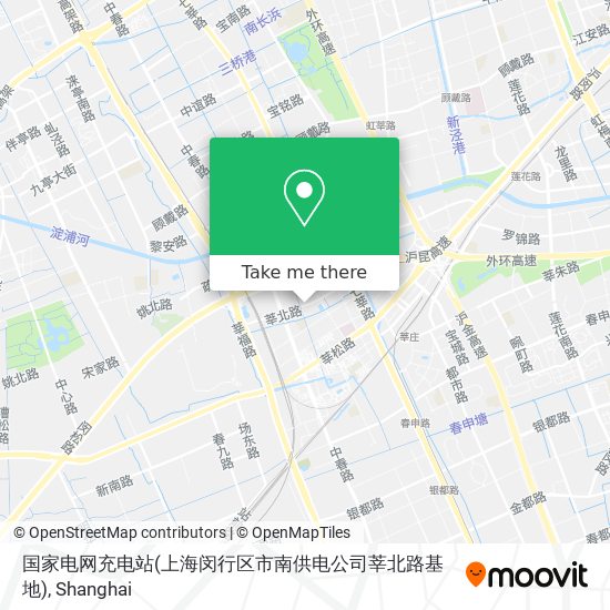 国家电网充电站(上海闵行区市南供电公司莘北路基地) map