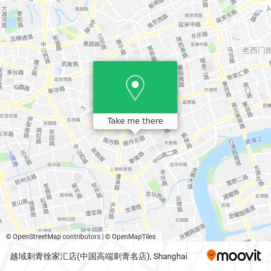 越域刺青徐家汇店(中国高端刺青名店) map