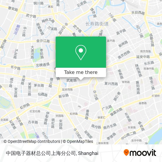 中国电子器材总公司上海分公司 map