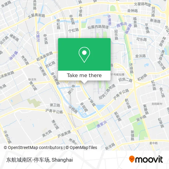 东航城南区-停车场 map