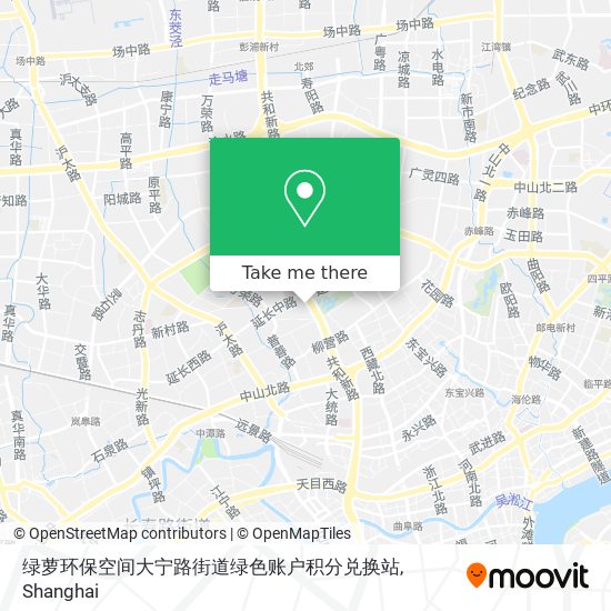 绿萝环保空间大宁路街道绿色账户积分兑换站 map