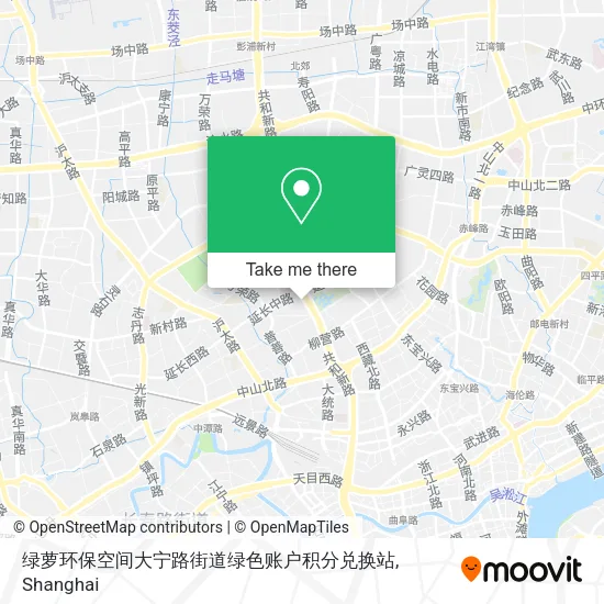 绿萝环保空间大宁路街道绿色账户积分兑换站 map