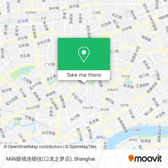 MiRi眼镜连锁(虹口龙之梦店) map