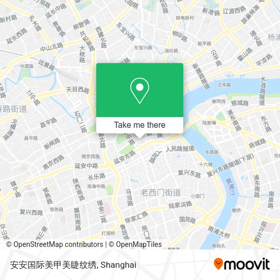 安安国际美甲美睫纹绣 map