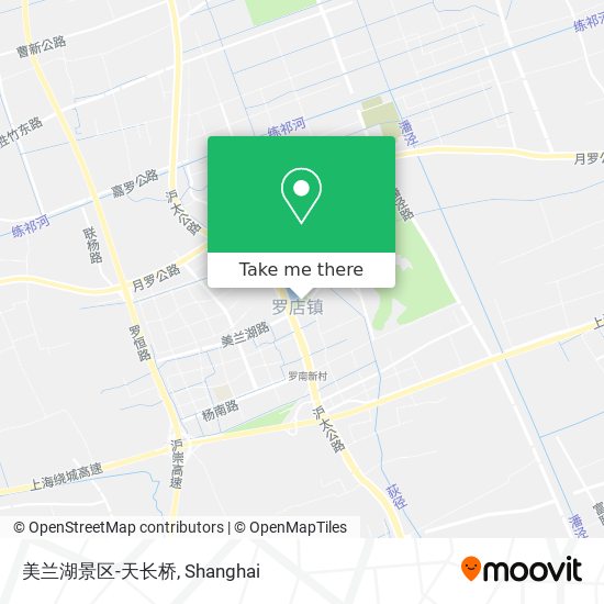 美兰湖景区-天长桥 map