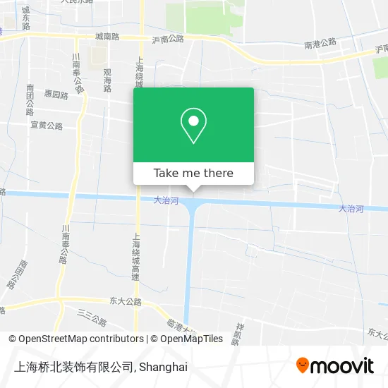 上海桥北装饰有限公司 map