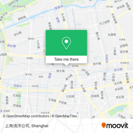 上海清洋公司 map