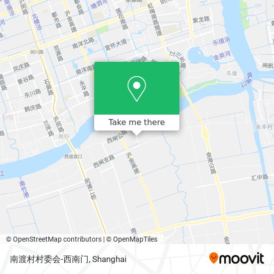 南渡村村委会-西南门 map