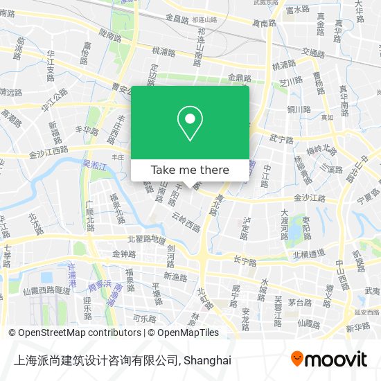上海派尚建筑设计咨询有限公司 map