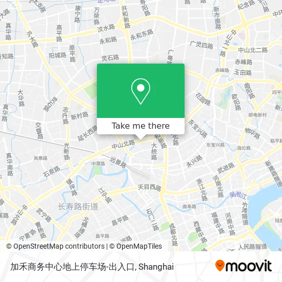 加禾商务中心地上停车场-出入口 map