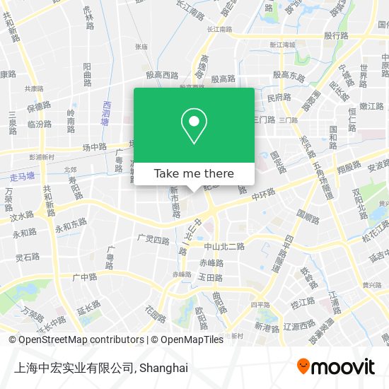 上海中宏实业有限公司 map