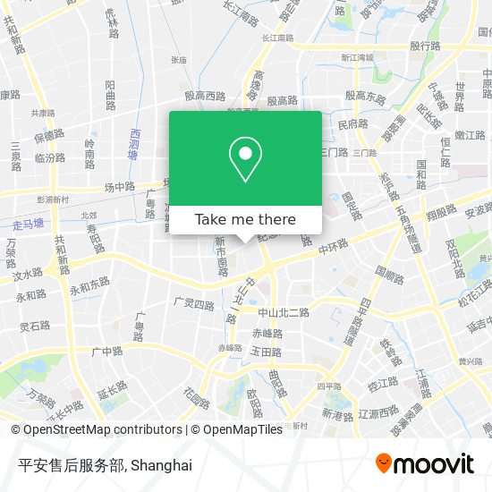 平安售后服务部 map