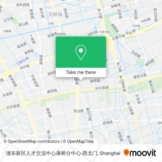 浦东新区人才交流中心康桥分中心-西北门 map