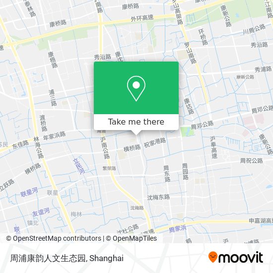 周浦康韵人文生态园 map