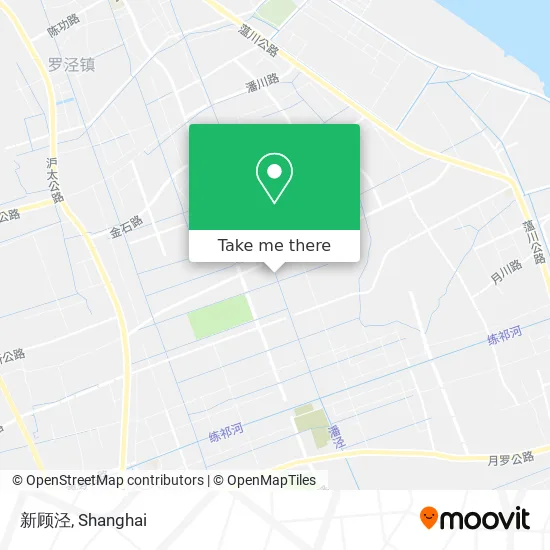新顾泾 map